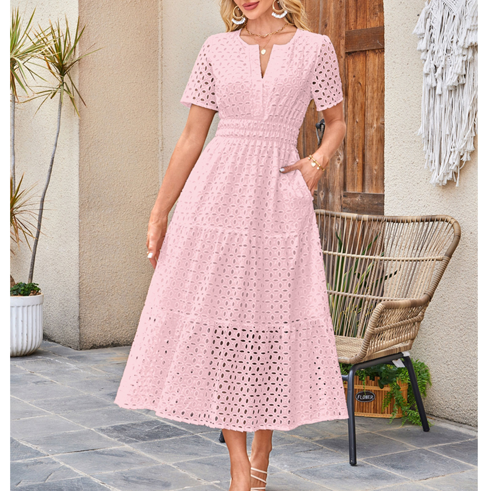 knee length dresses for ladies Midnight Sun Asymmetrical Strap Maxi Dress Apricot