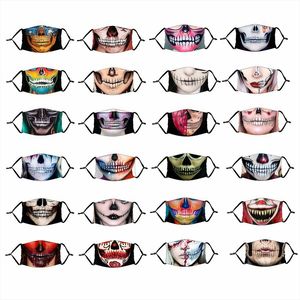 Nouveau jour des femmes des crânes de sucre morts masque facial Festival mexicain Catrina squelette pour Halloween Cosplay accessoires de déguisement - Product Image 1