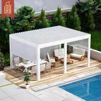 Pergola rétractable personnalisable pour jardin et terrasse, abri d'ombrage pour l'extérieur, Europe et Amérique du Nord