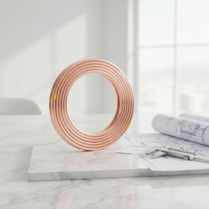 Copper Alloy Pancake Coil <b>Pipe</b> Flexible Tube with Bending for <b>Air</b> <b>Conditioning</b> 0.6-0.8mm Thickness - Product Image 3