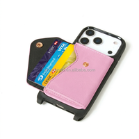 Étui de téléphone portable en cuir véritable personnalisable Sinco, couleurs et cuir au choix, vente en gros, étui de téléphone portable à bandoulière pour iPhone 17 Pro Max