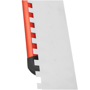 Truelle <span class=keywords><strong>de</strong></span> plâtrage à truelle crantée 600mm étendue en acier inoxydable avec grattoir à mortier à dents carrées <span class=keywords><strong>de</strong></span> 12mm - Product Image 4