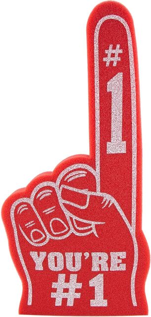 Customized Shape Design Logo Cheering Gloves Big Foam Finger for Promotion Party Stadium Cheering Multicolor Foam Finger Hand