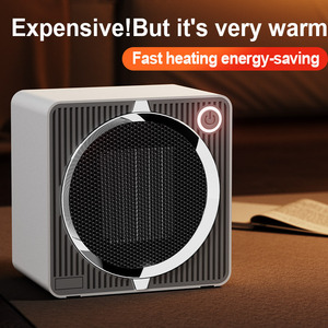500W PTC Ceramic Electric Fan <b>Heater</b> Desktop Space <b>Heater</b> Quiet Touch Control Compact Design for Home Office - Product Image 3