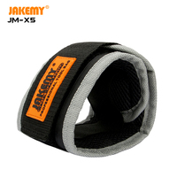 Bracelet magnétique de haute qualité, robuste, en tissu Oxford écologique, modèle JM-X5, certifié CE, pour le rassemblement de vis, clous et forets