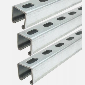 Nhà Máy Cung Cấp Trực Tiếp 1 <span class=keywords><strong>5</strong></span>/8 "13/16" 14 Máy Đo Thép Kênh Unistrut Kênh Điện Kim Loại Khung Khung - Product Image 3