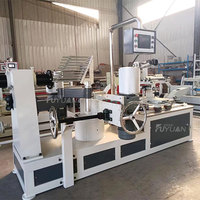Machine de fabrication de tubes en papier kraft en spirale pour feux d'artifice, entièrement automatique, prix d'usine, coupe, enroulement, roulage, bobinage