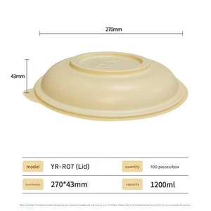 Wholesale Biodegradable Eco-Friendly Products Food Container Disposable <b>Serving</b> Trays Charger Plates <b>Dishes</b> Printing Plate <b>Set</b> - Product Image 3