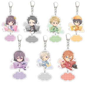<span class=keywords><strong>Bungou</strong></span> พวงกุญแจสุนัขอะนิเมะ, พวงกุญแจอะนิเมะ Atsushi Nakajima Dazai คลาวด์พวงกุญแจสำหรับผู้หญิงอุปกรณ์เสริมกระเป๋าน่ารักพวงกุญแจผู้ถือกุญแจของขวัญ - Product Image 1
