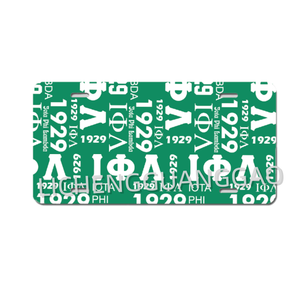 Placa de Matrícula Metálica de Alta Calidad de la Hermandad Chi Eta Phi, Etiquetas Personalizadas de Aluminio para Automóviles de 6x12 Pulgadas, Ajuste Universal - Product Image 2