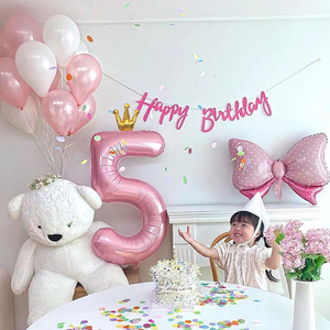 Globo de Número Corona de 40 Pulgadas, de Helio, Rosa, Negro, Azul, del 0 al 9, Gigante, <span class=keywords><strong>para</strong></span> Decoración de Fiestas de Cumpleaños Infantiles, Venta al Por Mayor - Product Image 5