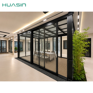 Huasin, fabricant en gros de portes coulissantes en aluminium sur mesure, portes coulissantes pour patio, pour balcon, <span class=keywords><strong>terrasse</strong></span>, villa - Product Image 3
