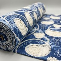 Nouvelle Robe Bohème Chinoise en Coton Brodé Cœur Taiji Tie-Dye Indigo, Style Ethnique Rétro, Motif Floral Creux, Idéale pour les Vacances