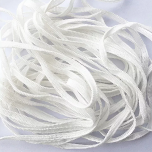 Dây thun cao su bản rộng 4mm, độ đàn hồi cao, giá rẻ, dùng làm dây buộc giày, mũ chụp tóc, dây thun bản rộng - Product Image 4