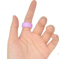 Bague en silicone Bague en caoutchouc silicone en plusieurs couleurs.