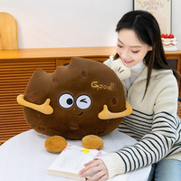 Coussin en peluche en forme de pain grillé et de biscuit, coussin de dossier de canapé, coussin de chevet, jouet de sommeil, poupée en peluche, vente en gros de poupées en peluche et jouets