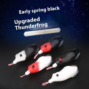 Thunderfrog 15g hierba pesada <span class=keywords><strong>de</strong></span> agua dulce Lei Qiang Bionic Luya cebo negro PVC cebo <span class=keywords><strong>ruido</strong></span> atrae carpa lago pesca 6/caja - Product Image 5