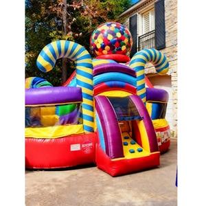 Château gonflable commercial Candy KidZone, parc, aventure fantaisiste sur le thème du sucré pour <span class=keywords><strong>les</strong></span> petits amateurs de confiseries - Product Image 3