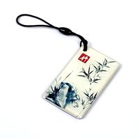 Badge RFID compact en époxy avec impression de numéro de série pour la logistique d'entrepôt et la gestion des outils