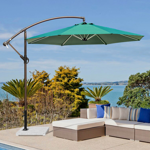 Sombrilla Plegable Moderna <span class=keywords><strong>de</strong></span> Aluminio para Exteriores, Protección UV, Base <span class=keywords><strong>de</strong></span> 3m Tipo Banana para Muebles <span class=keywords><strong>de</strong></span> Exterior, Playas, Hoteles y Parques - Product Image 2
