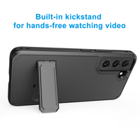 Étui de téléphone antichoc en TPU+PC avec design blindé et étui ceinture intégré pour S22 Plus, personnalisé en usine, vente en gros