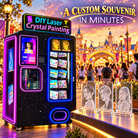 Kiosque de gravure laser 3D en cristal en libre-service 320DK