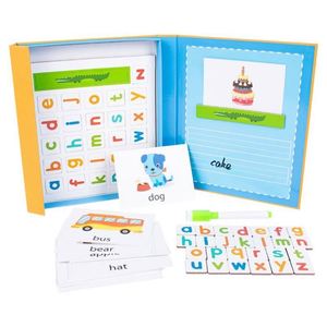 ตัวอักษร ตัวเลข ฝึกสะกดคำ อ่านเขียน หนังสือแม่เหล็ก เกมการศึกษาภาษาอังกฤษ - Product Image 6