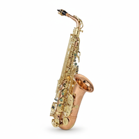 YMH Saxophone Alto Eb with Gold Lacquer Electrophoresis Gold for Beginners Examinations
