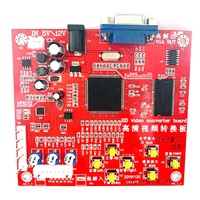 Accessoires pour bornes d'arcade : Carte de conversion vidéo HD mini 12V en métal, convertisseur CGA EGA YUV RGB vers VGA