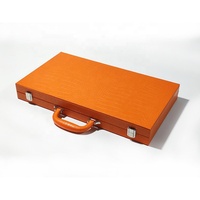 Nouveau luxe personnalisé en cuir Pu jouer à l'échiquier backgammon jeu d'échecs jeu de dames jeu de dames échiquier Backgammon