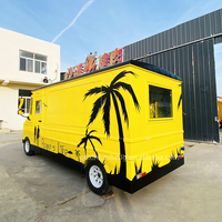 Camion de nourriture de crème glacée entièrement équipé restauration café remorque restauration rapide remorque USA camion de nourriture mobile électrique à vendre