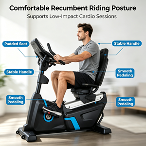 Vélo d'exercice magnétique ergonomique avec coussin confortable pour réduire la fatigue corporelle - Product Image 3