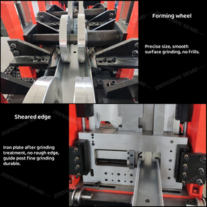 Máquina formadora automática de rollos <span class=keywords><strong>C</strong></span> Purlin Metal CZ Channel Purlin Dos en uno Purlin Máquina para fabricar perfiles Máquina para fabricar azulejos - Product Image 4