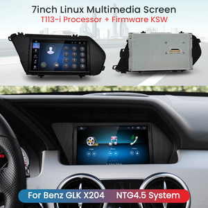 HFmidia 2026 Nuevo Sistema Linux con Pantalla de 7 Pulgadas para Mercedes Benz GLK 300 350 X204, Reproductor de Video para Auto con CarPlay Inalámbrico y Bluetooth - Product Image 5