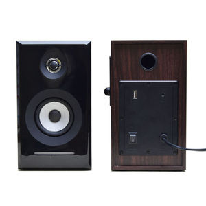 Altavoz de Estantería 2.0 de Madera con Bluetooth, Estéreo HiFi para Computadora Portátil, Alimentado por Corriente Alterna - Product Image 6