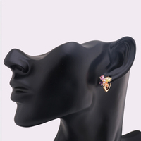 Anting-anting grosir bijouterie bisuterias anting-anting zirkonia kubik wanita anting-anting CZ wanita hadiah populer baru 100%