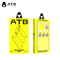 Ensemble de coque de protection en TPU et verre trempé ATB pour 15 Pro Max avec protection d'écran de confidentialité et protection de l'objectif de l'appareil photo