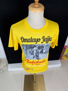 Uganda ONC Campaign T-shirts Custom Voting Election T-shirts pour hommes 100% Polyester Jersey avec col côtelé - Product Image 2