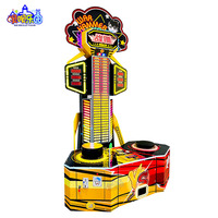 Machine de jeu d'arcade à monnayeur pour deux joueurs, testeur de force de poing Dragon Fist, pour mesurer la force de frappe, idéale pour les événements en centre commercial