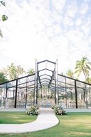 Tente de mariage de luxe en PVC transparent avec structure en alliage d'aluminium, tente de réception extérieure transparente pour événements