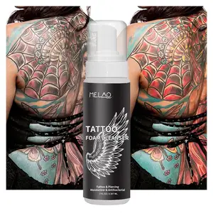 MELAO Professional OEM Manufacturers Tattoo Foam Wash Aftercare Cream Prevent Infection Scabs Brightening Tattoo Care Cream