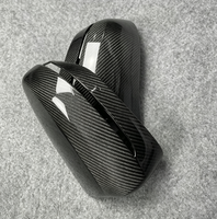Coques de rétroviseurs latéraux en fibre de carbone sèche autocollantes pour BMW M5 F90 2017-2023, pièces de tuning extérieur pour voiture