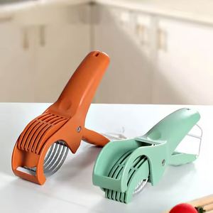 Nouvel outil de découpe manuel en plastique pour salades, légumes et fruits, idéal pour la cuisine domestique - Product Image 3