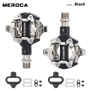 Pédales de chaussures <span class=keywords><strong>BMX</strong></span> Meroca en alliage d'aluminium, pédales autobloquantes avec roulements scellés SpD et plaques de verrouillage - Product Image 6