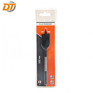 מקדח שפיץ משושה להחלפה מהירה <span class=keywords><strong>1</strong></span>/4 אינץ' מפלדת פחמן גבוהה DT, מקדח עץ בעל 3 נקודות שחורים, באריזת בליסטר - Product Image 6