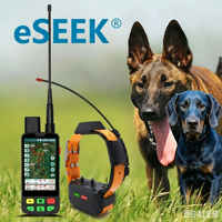 Collier tactique pour chien avec traceur GPS, balise LED 200lm (modes constant et stroboscopique) + mode chasse nocturne + 4G Android - Étanche, militaire, ODM