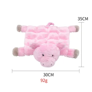 Manufacturer Wholesale Short Plush Squeaky Bite Resistant Dog Chewing Toy