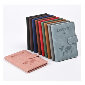 YY, fundas antirrobo para pasaporte, funda de viaje de cuero PU, billetera para tarjetas de crédito, lindo pasaporte, libro, accesorios de viaje - Product Image 1