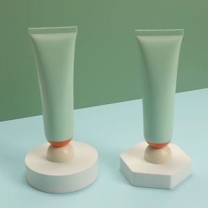 Tube souple en plastique vide personnalisé de luxe, emballage cosmétique plat unique pour crème pour les mains et le visage, crème BB, mousse, soin de la peau, masque facial - Product Image 1