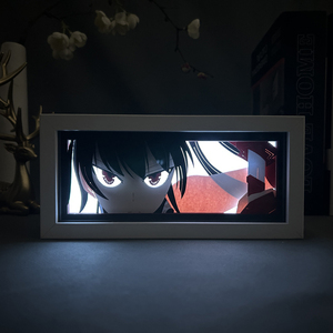 Cajas de luz con ojos de Anime Akame <span class=keywords><strong>GA</strong></span> <span class=keywords><strong>Kill</strong></span> Kurome Lightbox, lámpara de noche Led de Manga personalizada, decoración del hogar, animación nocturna - Product Image 5